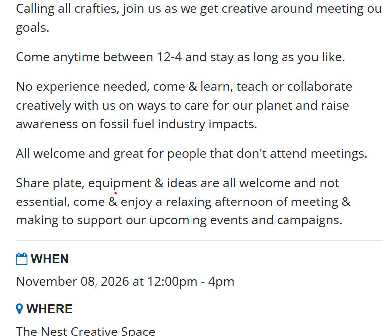 Rising Tide Craftivism