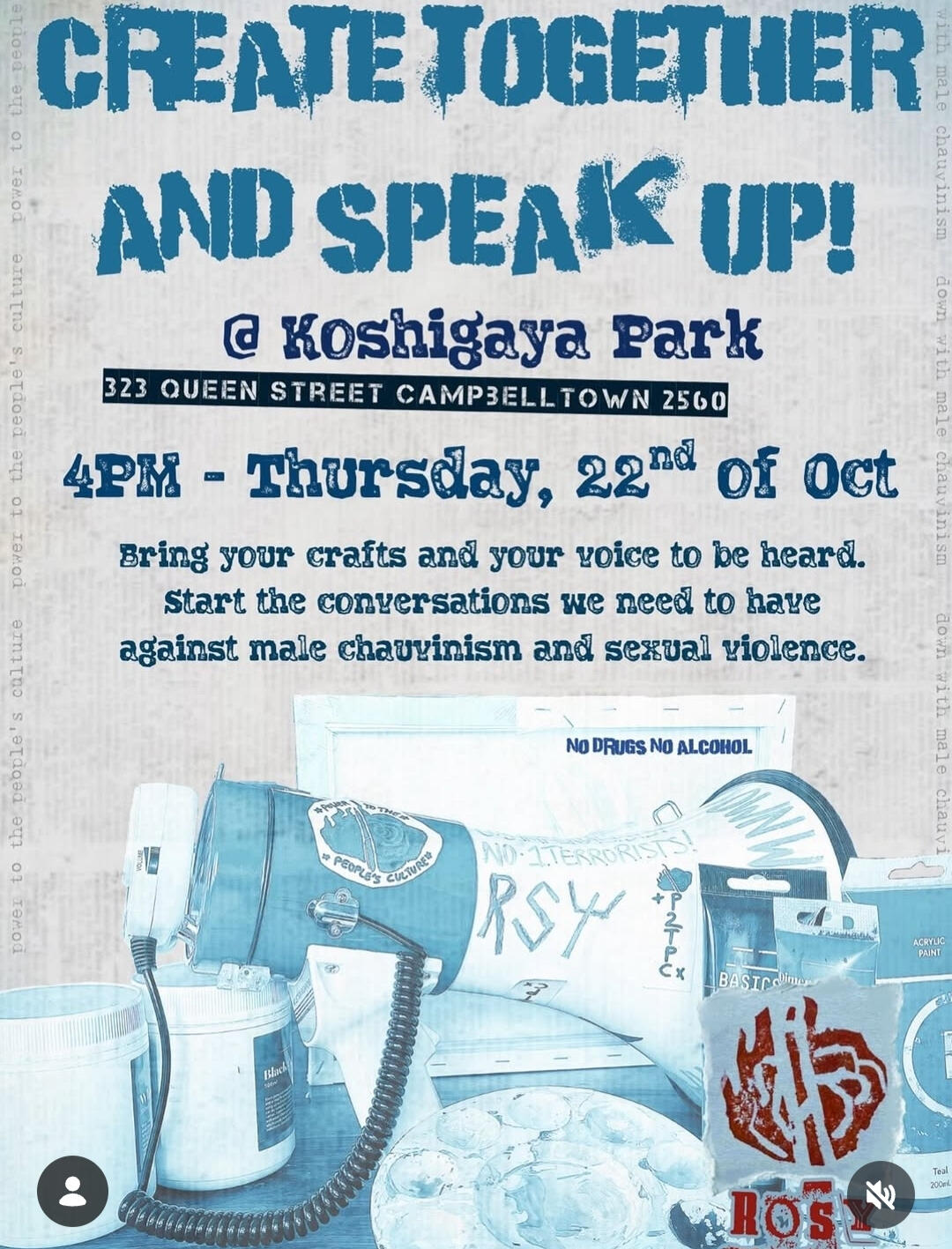 Art activism day for Sexual violence justice